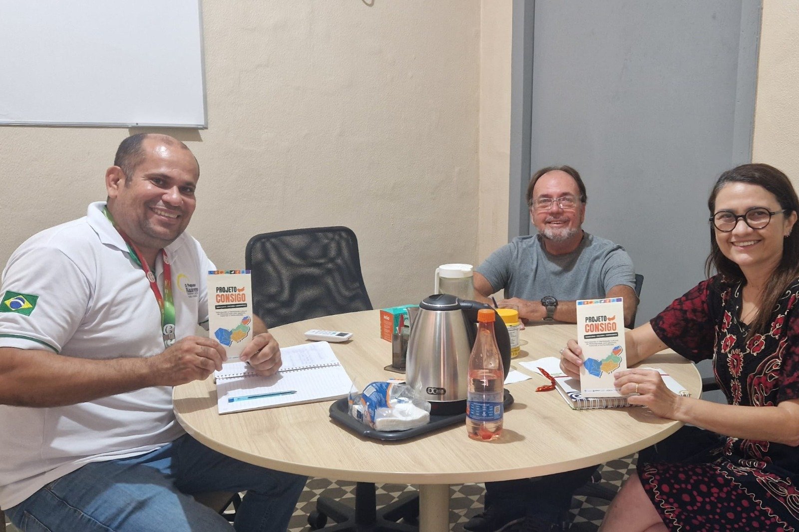Projeto CONSIGO e a organização social O Pequeno Nazareno iniciam tratativas para estabelecer parcerias institucionais.